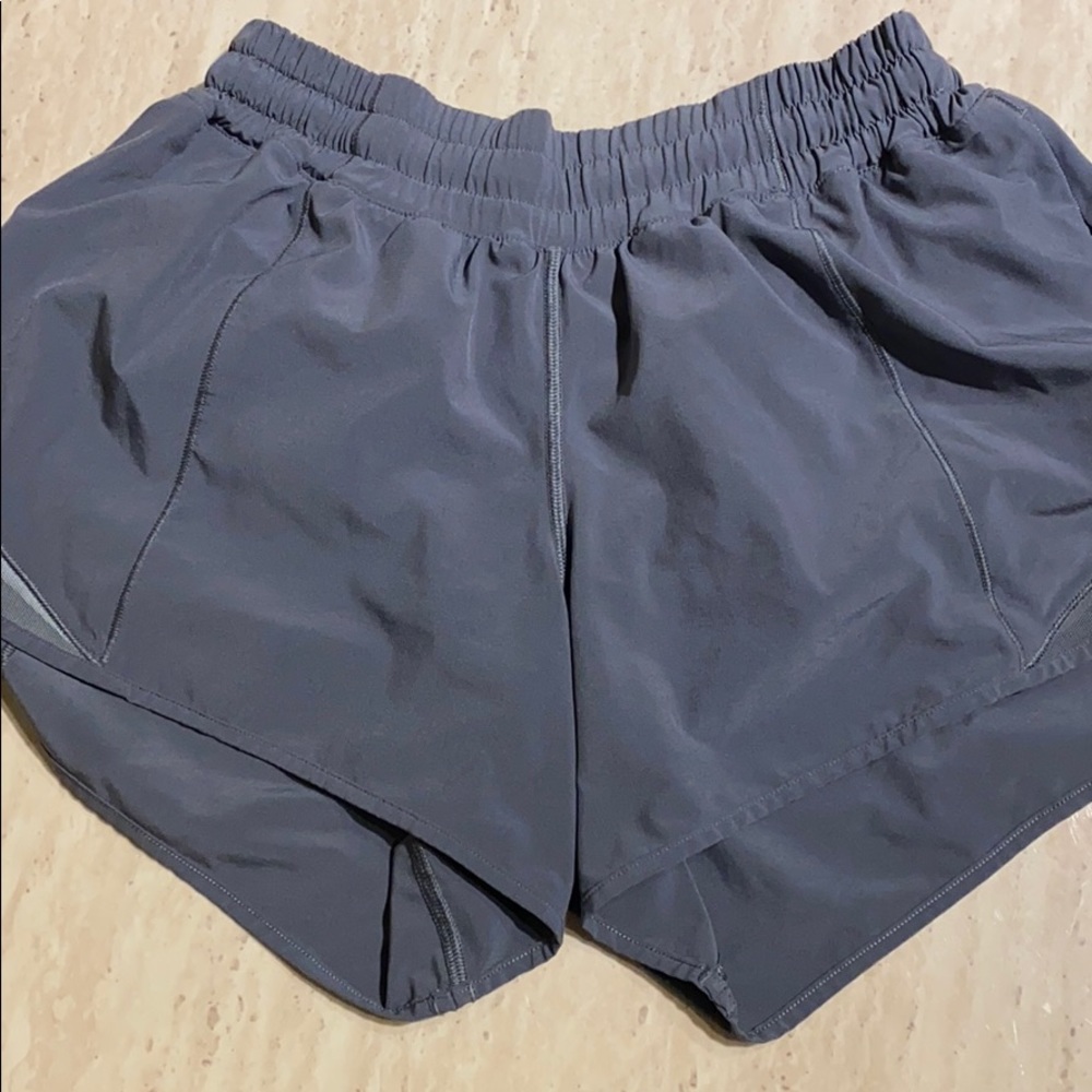 Luluemon athletic shorts. Smokey grey color!